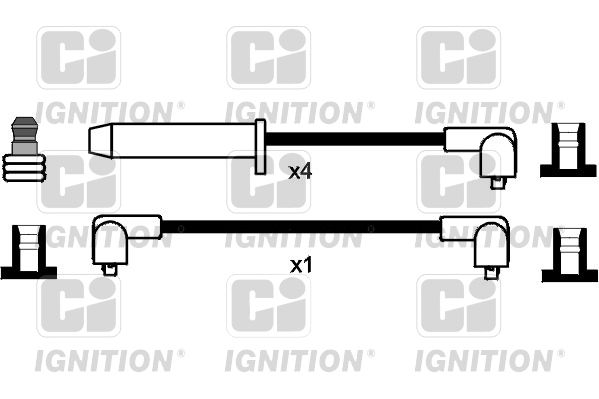 QUINTON HAZELL Augstsprieguma vadu komplekts XC104